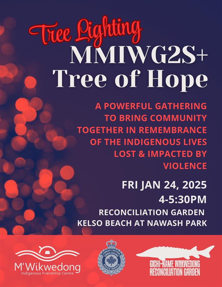 Poster for Tree of Hope event